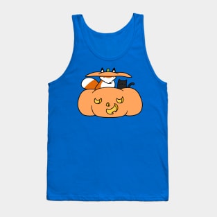 Halloween Fox and Black Cat Tank Top